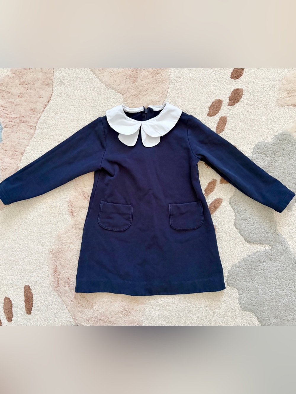 Jacadi Girls Long Sleeve Dress - 4T